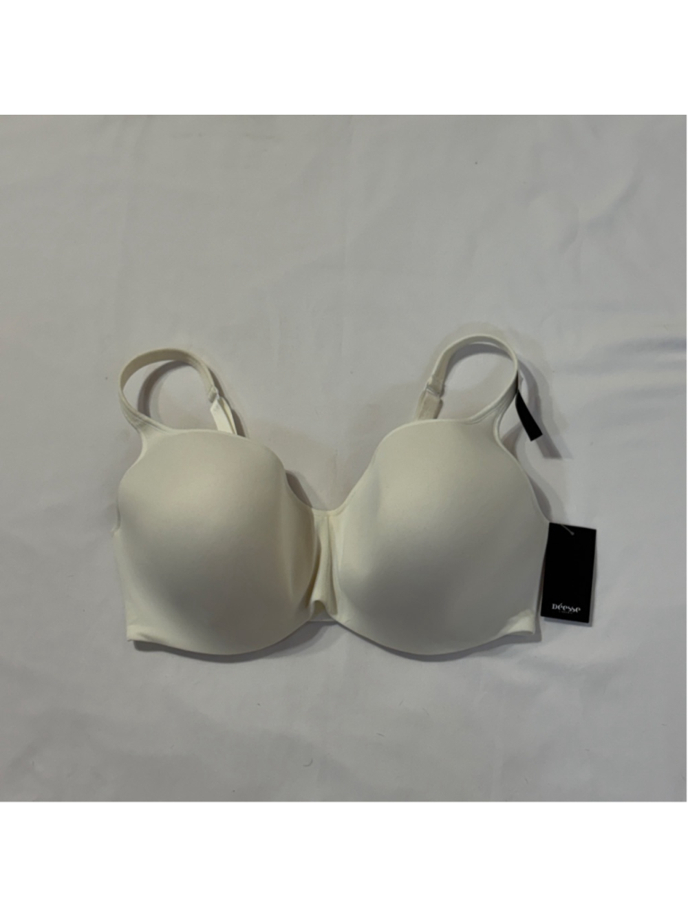 Déesse Lingerie White Contour T-Shirt Bra Women’s Size 42H Back Closure NWT